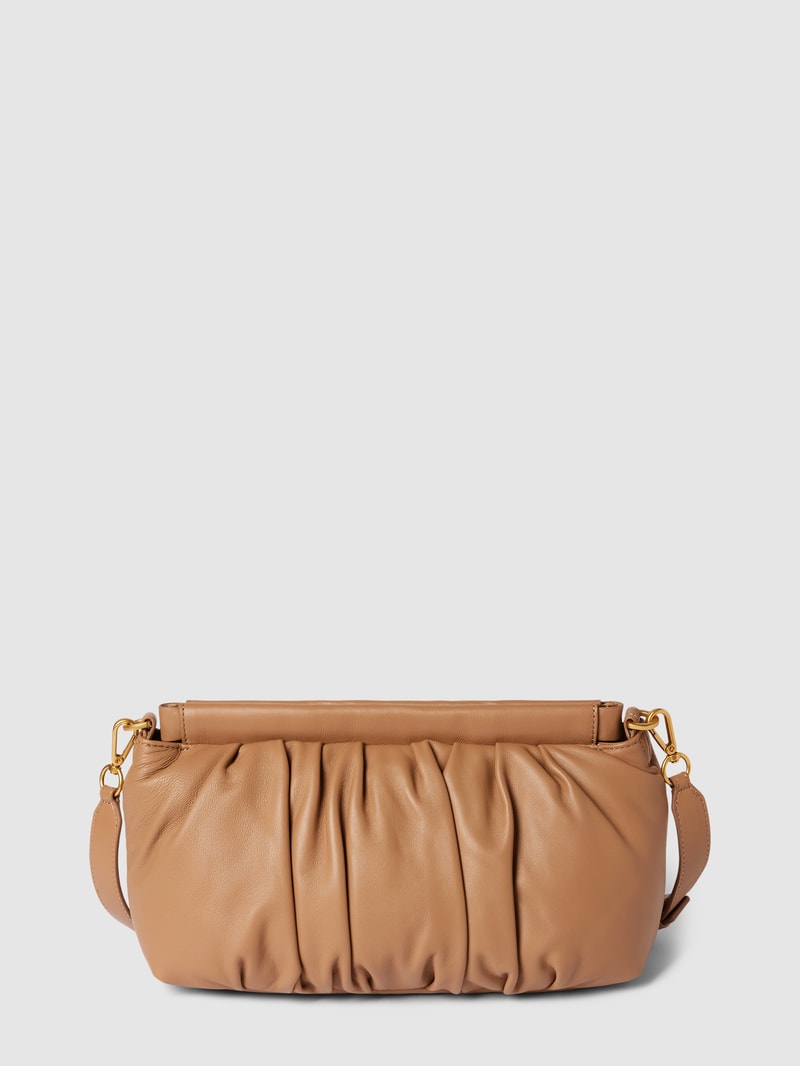 Umhängetasche mit Zierkette Modell 'AMY' in camel