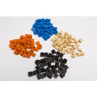 Spielfiguren Häuser in 4 Farben