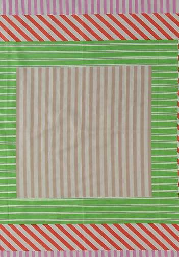 FRAAS Tuch mit Streifen-Design in Seidenmischung