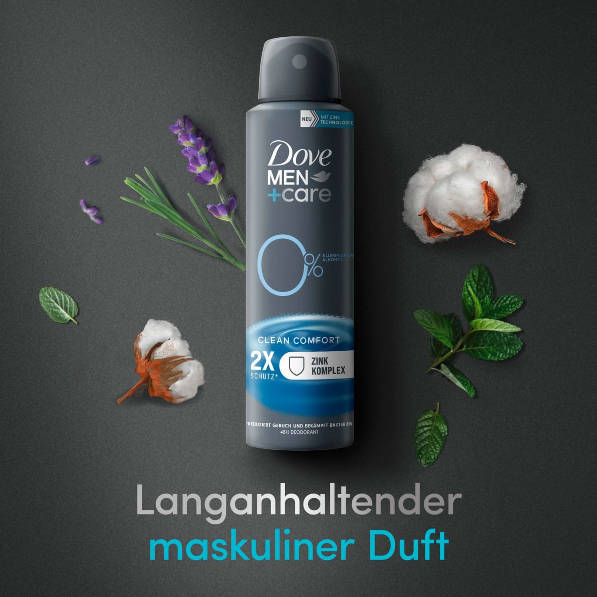 Deospray Clean Comfort mit Zink-Komplex, 150 ml