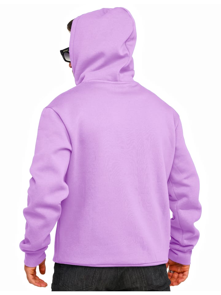 DAILY COTTON Kapuzenpullover - DCTALGAR Oversize Hoodie Sweatshirt in Lila Dark günstig kaufen S