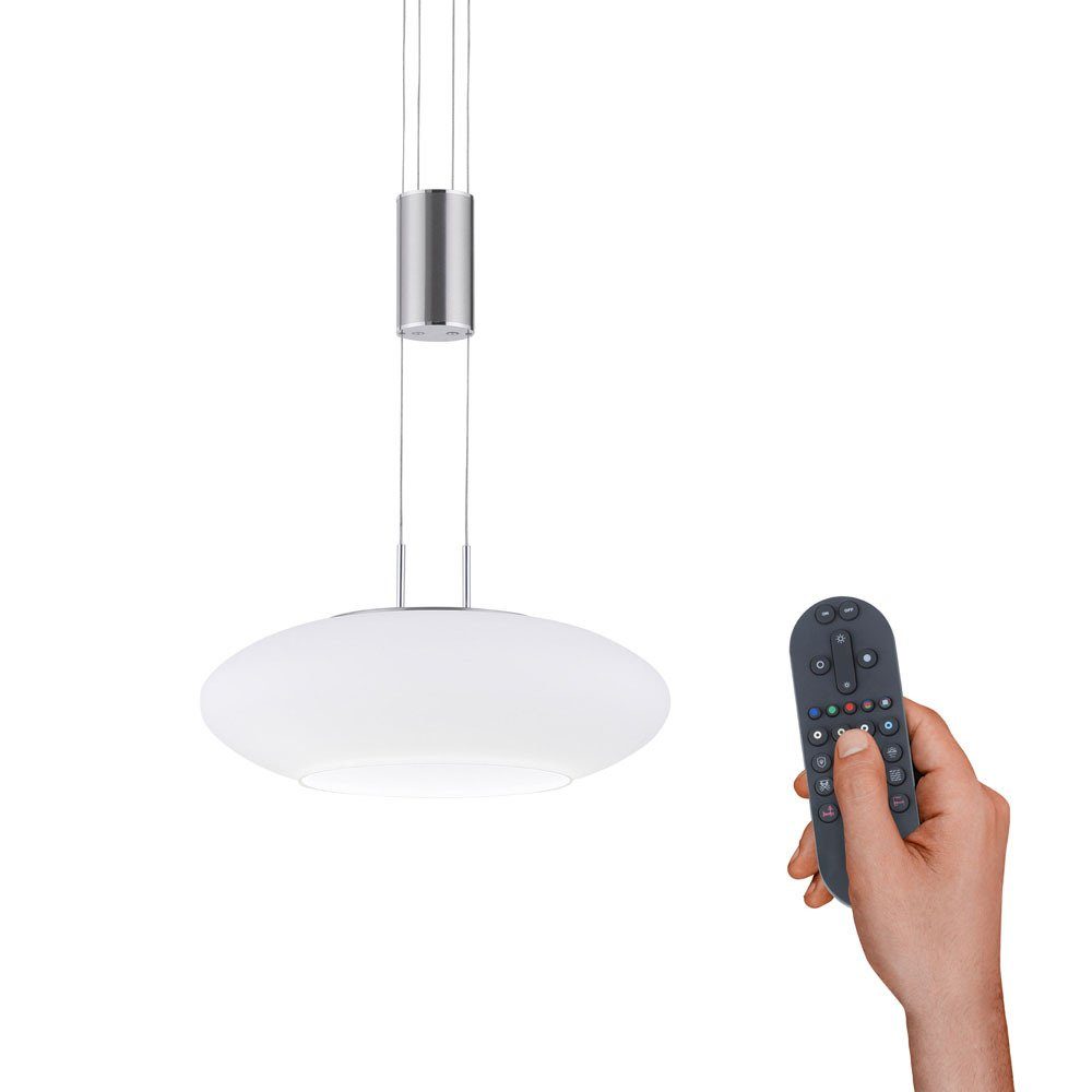 Paul Neuhaus Smarte LED-Leuchte LED Pendellampe Q ETIENNE Smart Home, Smart Home, CCT-Farbtemperaturregelung, RGB-Farbwechsel, Dimmfunktion, Memoryfunktion, mit Leuchtmittel, dimmbar Fernbedienung höhenverstellbar CCT Pendel