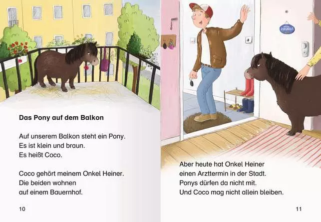 Leserabe - Sonderausgaben: Rabenstarke Ponygeschichten für Erstleser