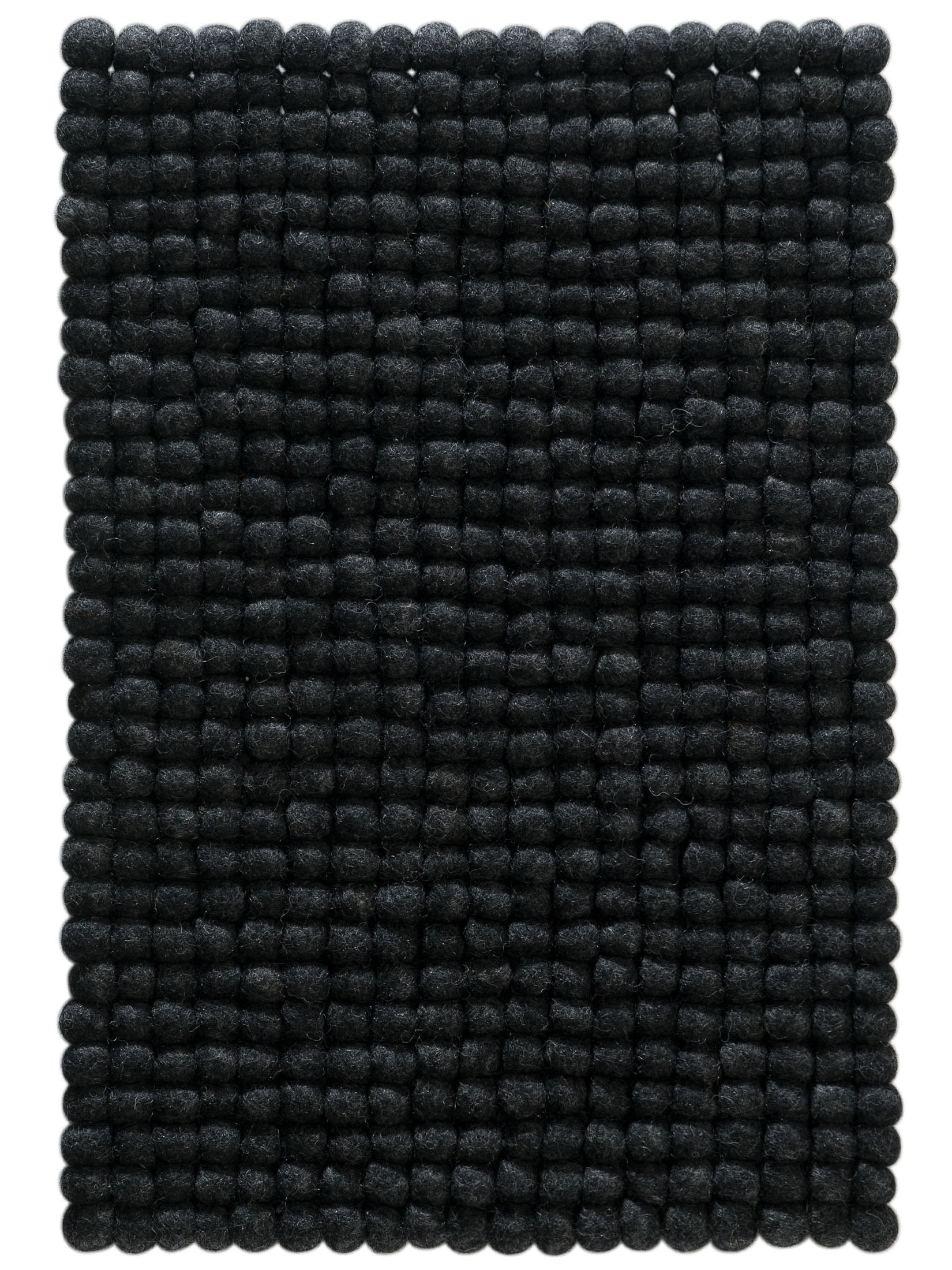 Smedby Filzkugel-Teppich, Black