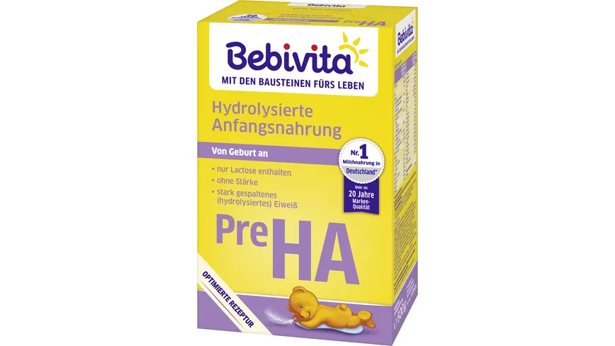 Bebivita Hydrolysierte Anfangsnahrung Pre HA 500 g