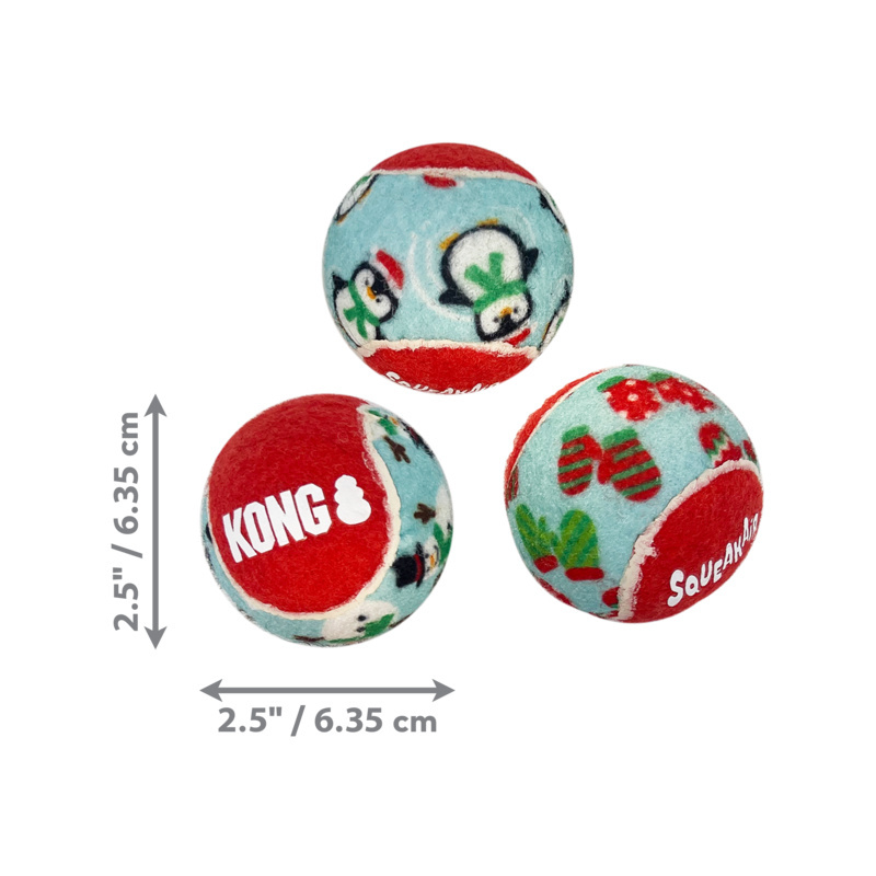KONG Hundebälle KONG Holiday SqueakAir Balls 6 Stk