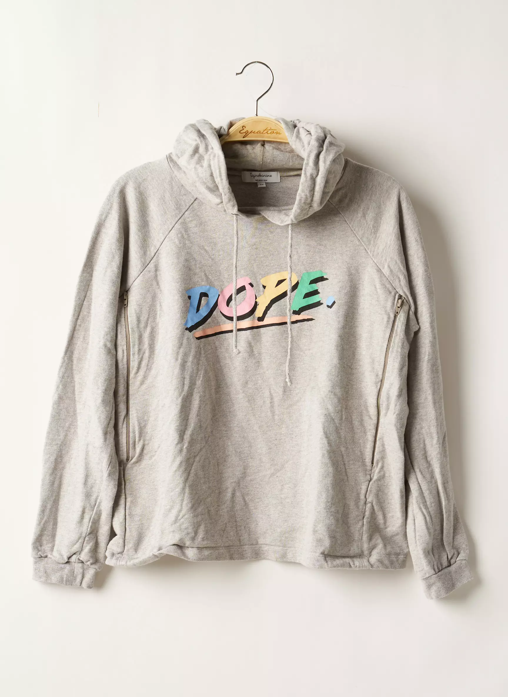 Tajinebanane Sweat Capuche Femme couleur gris