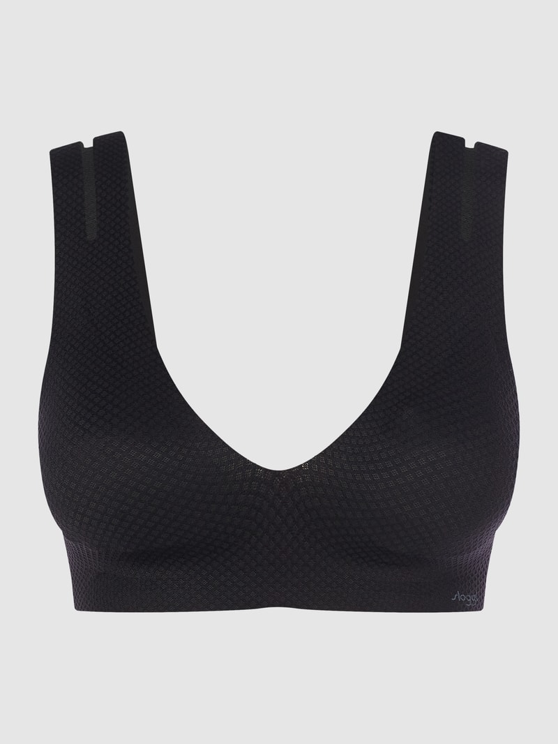 Push-up-BH aus Mikrofaser in schwarz