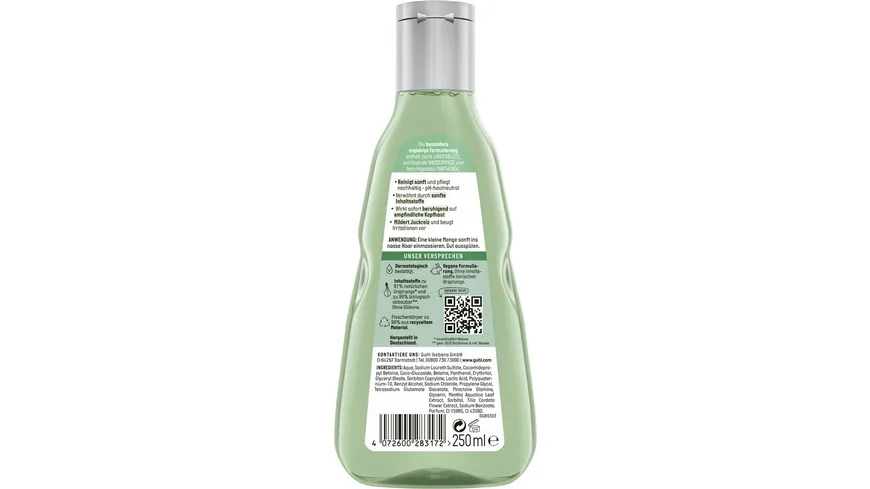GUHL Shampoo Kopfhaut Sensitiv 4er-Pack 1000 ml