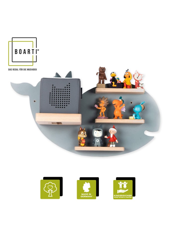 BOARTI Regal Tier Wal Kinder Toniebox Tonies Figuren in Grau günstig kaufen onesize