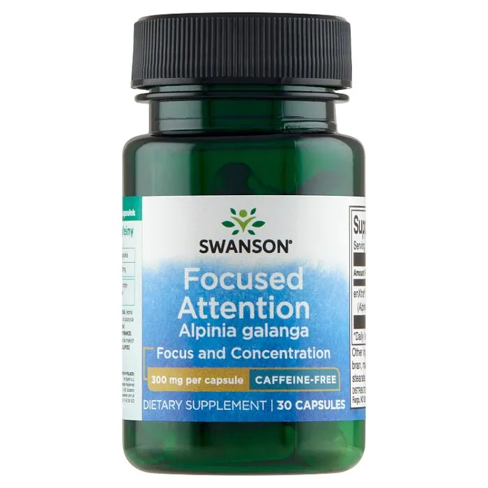 Swanson Εστιασμένη Προσοχή Χωρίς Καφεΐνη, 30 Κάψουλες