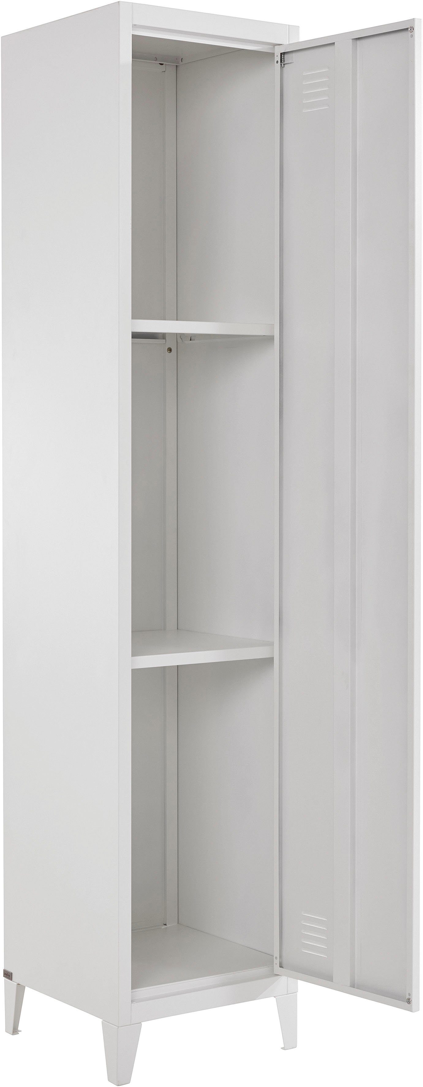 andas Hochschrank Jensjorg Hochschrank aus Metall, 2 x Einlegeböden hinter der Tür, Höhe 180 cm