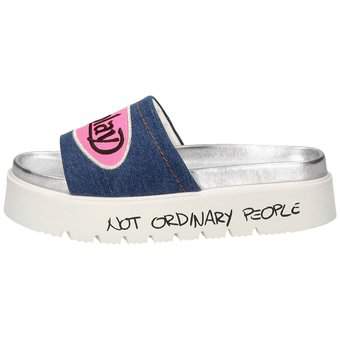 Replay Muddy Moto Pantolette in blau