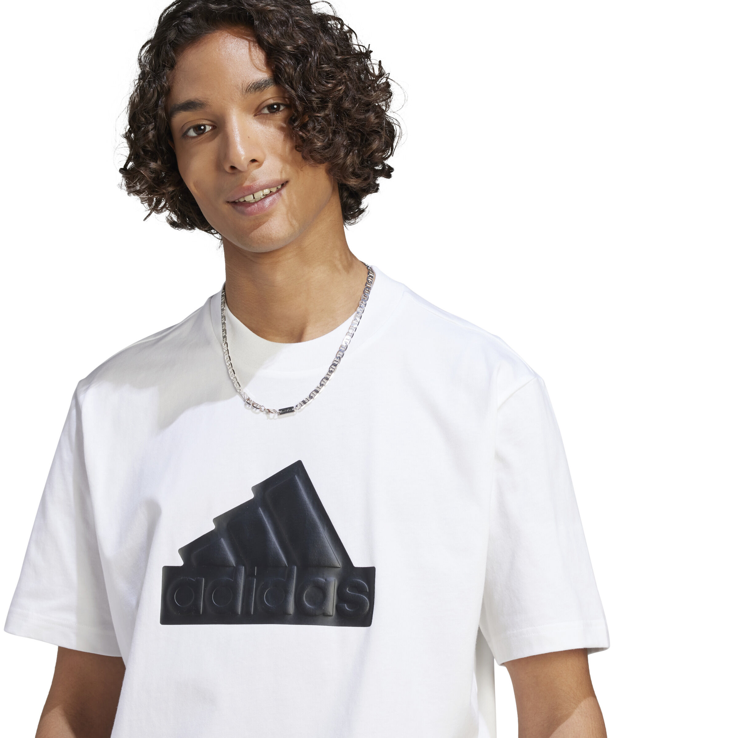 Future Icon Badge Of Sport T-Shirt Herren - Weiß, Schwarz