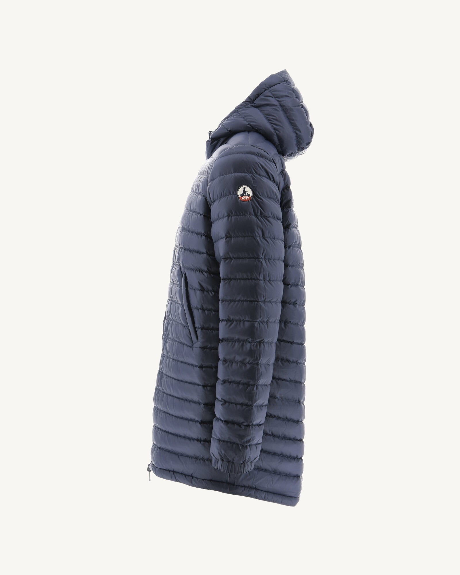 Doudoune longue réversible à capuche Marine Amsterdam