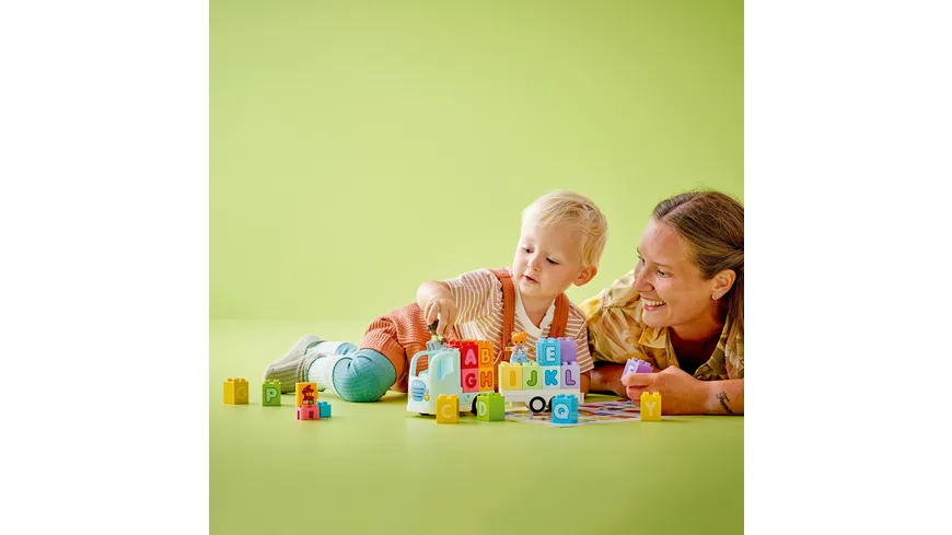 LEGO DUPLO Town 10421 ABC-Lastwagen, Lernspielzeug mit LKW-Spielzeug