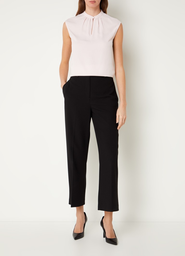 Hobbs Carys tunic with round neckline