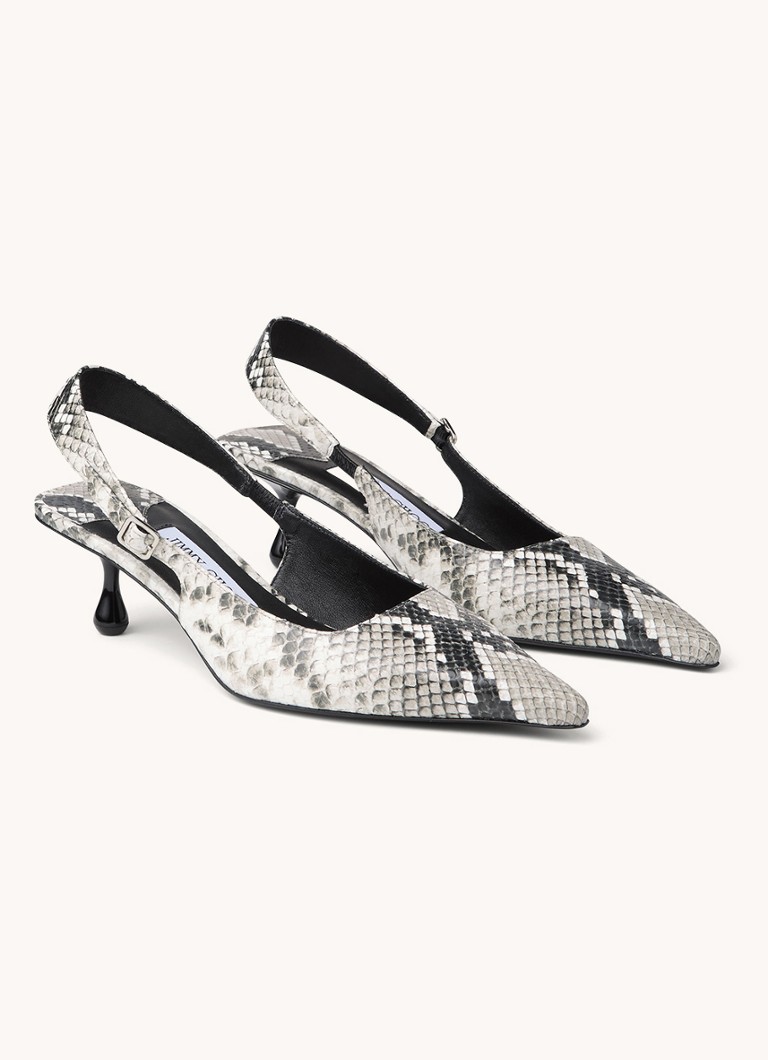 Jimmy Choo Amel 50 Slingback-Pumps aus Ziegenleder