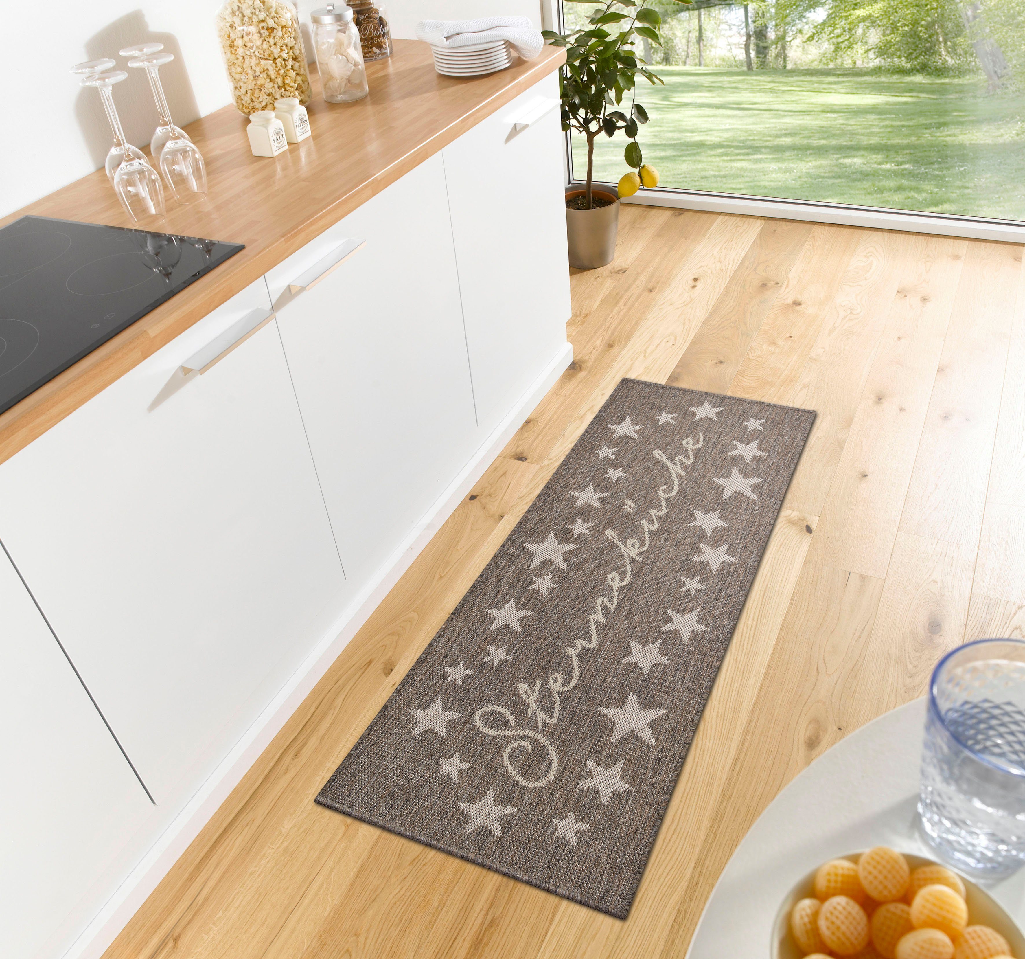 Küchenläufer Sterneküche, HANSE Home, rechteckig, Höhe: 5 mm, Läufer, Rutschfest, Küchenteppich, Küche, Teppich, Pflegeleicht, Flur
