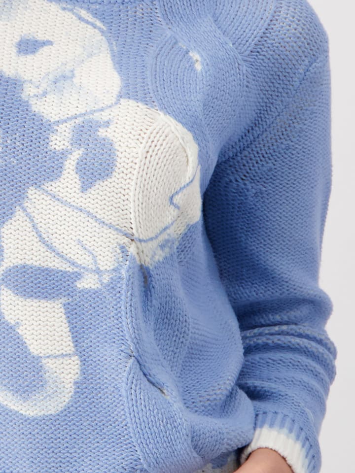 monari Pullover in Blau/ Weiß günstig kaufen