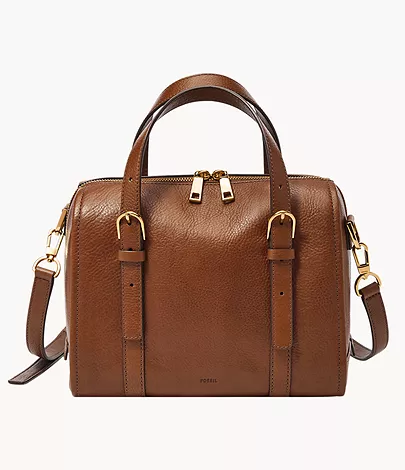 Fossil Satchel Carlie Leder