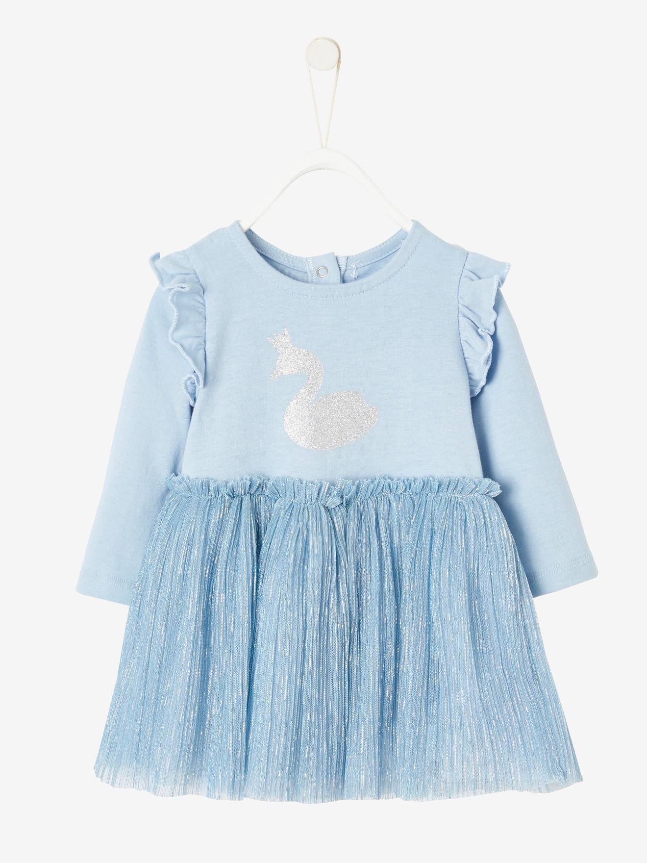 Vertbaudet Baby Kleid - petrol
