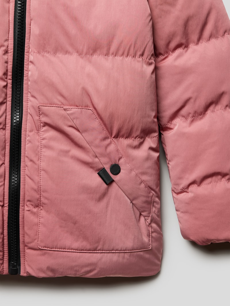 Steppjacke mit Kapuze Modell 'Kyara' in rosa