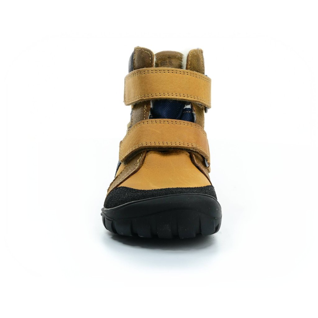 Koel4kids Milo Hydro TEX Wool Miel 04T003.232-560 mit Wolle gefütterte Barfuß-Stiefeletten