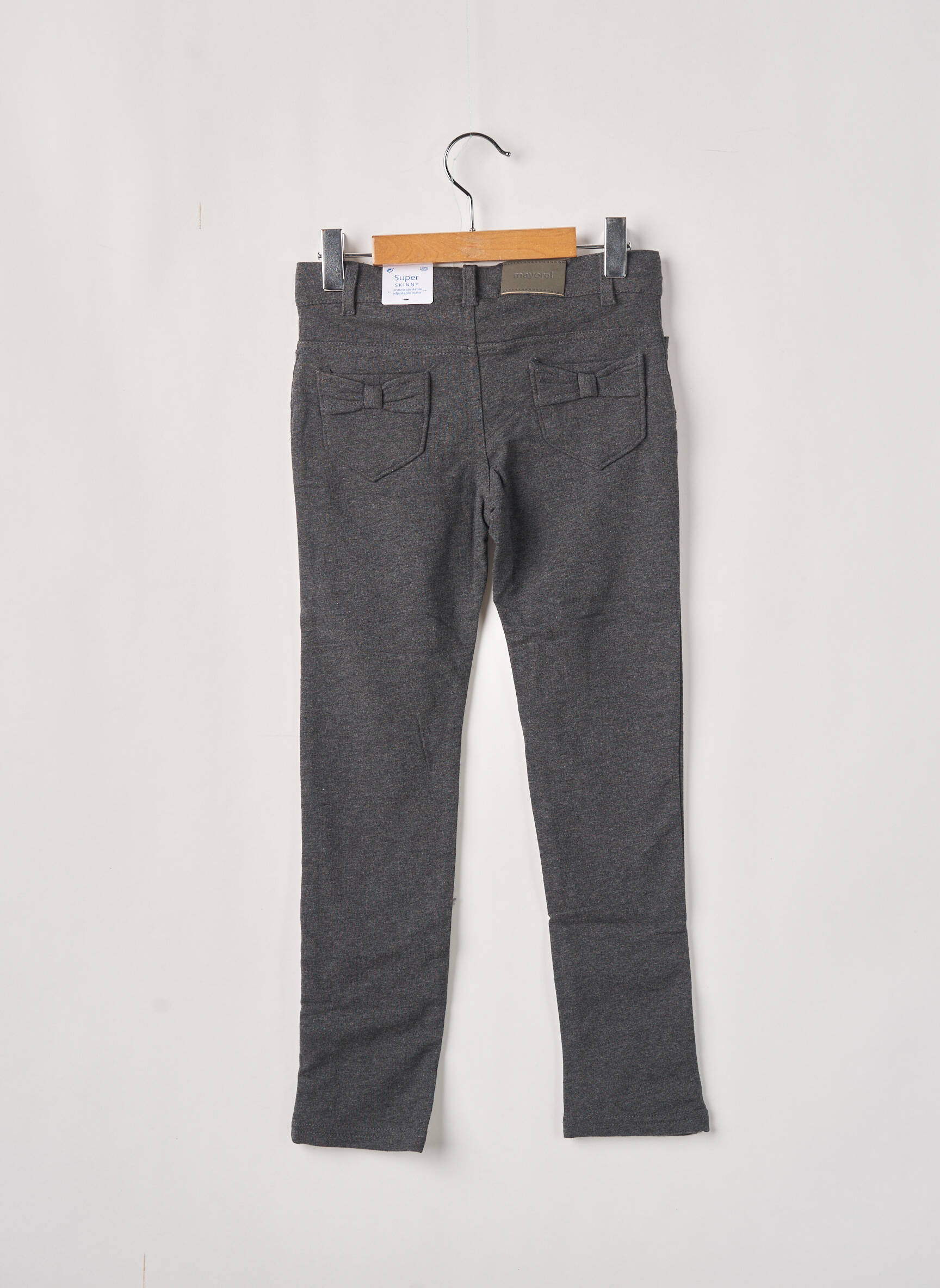 Mayoral Pantalons Slim Fille couleur gris
