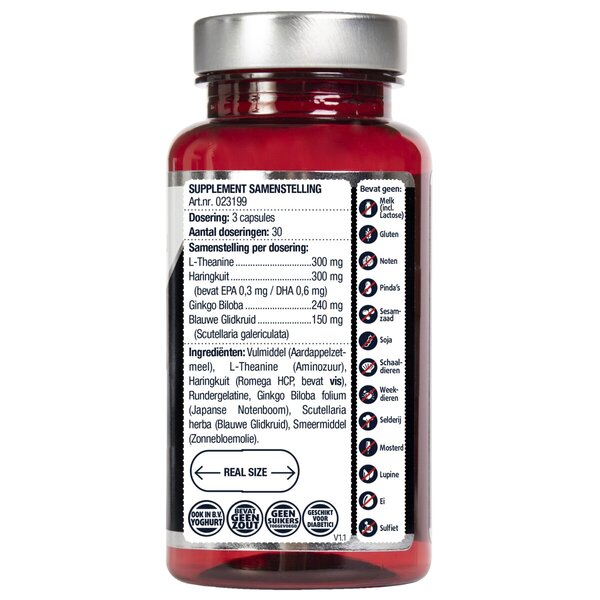 Capsule Lucovitaal L-Teanină Omega 3 90 bucăți