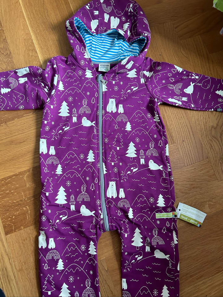 loud   proud Overall in Lila/ Weiß günstig kaufen 86/92