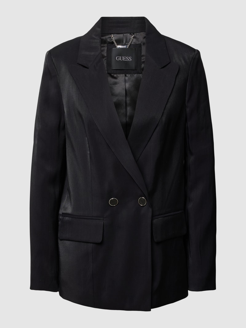 Blazer mit Reverskragen Modell 'ADRIANA' in schwarz