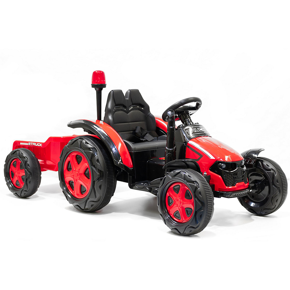 Kinder Elektro Traktor 2X30W 12V 7Ah 2.4G RC inkl Anhänger