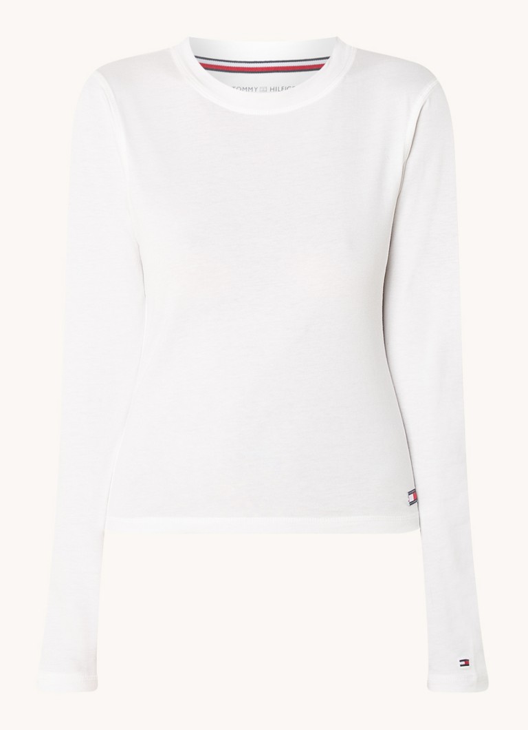Tommy Hilfiger long-sleeved shirt with logo embroidery