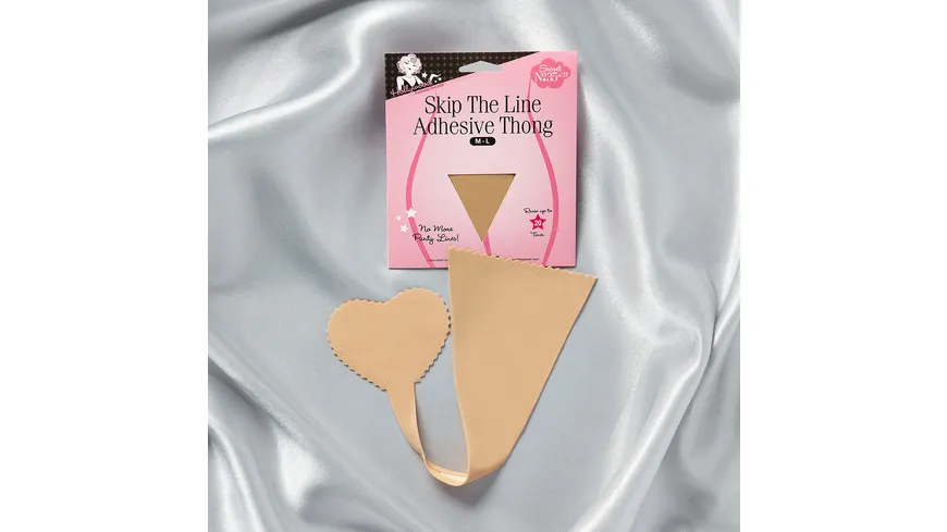 Hollywood Fashion Secrets Klebe-String-Tanga hautfarben