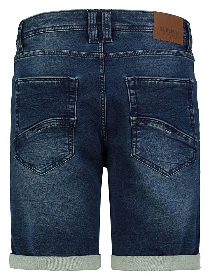 Authentic Style Jeans-Bermudas in Dunkelblau günstig kaufen