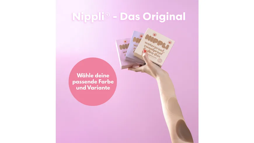 NIPPLI Nippelcover Nude mit Kleber