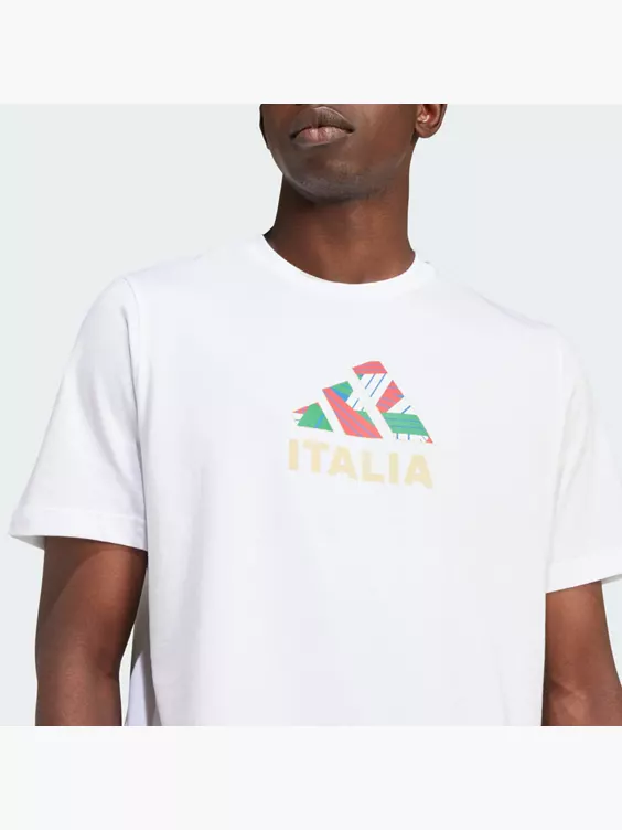 adidas Italien Fußball Fan Graphic T-Shirt