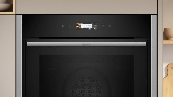 NEFF Einbaubackofen N 70 B54CR71N0, mit Teleskopauszug nachrüstbar, Hydrolyse, voll versenkbare Ofentür dank Slide & Hide®