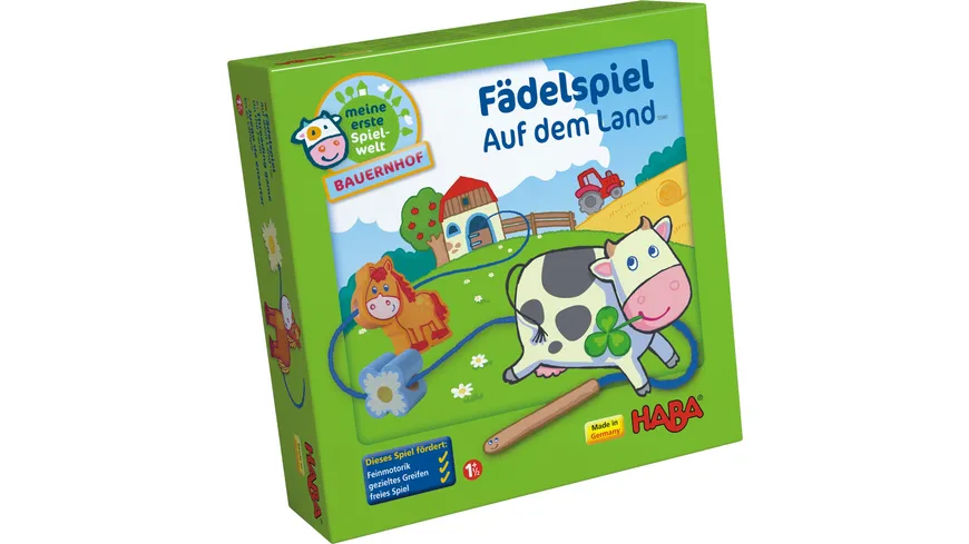 HABA - Fädelspiel Auf dem Land