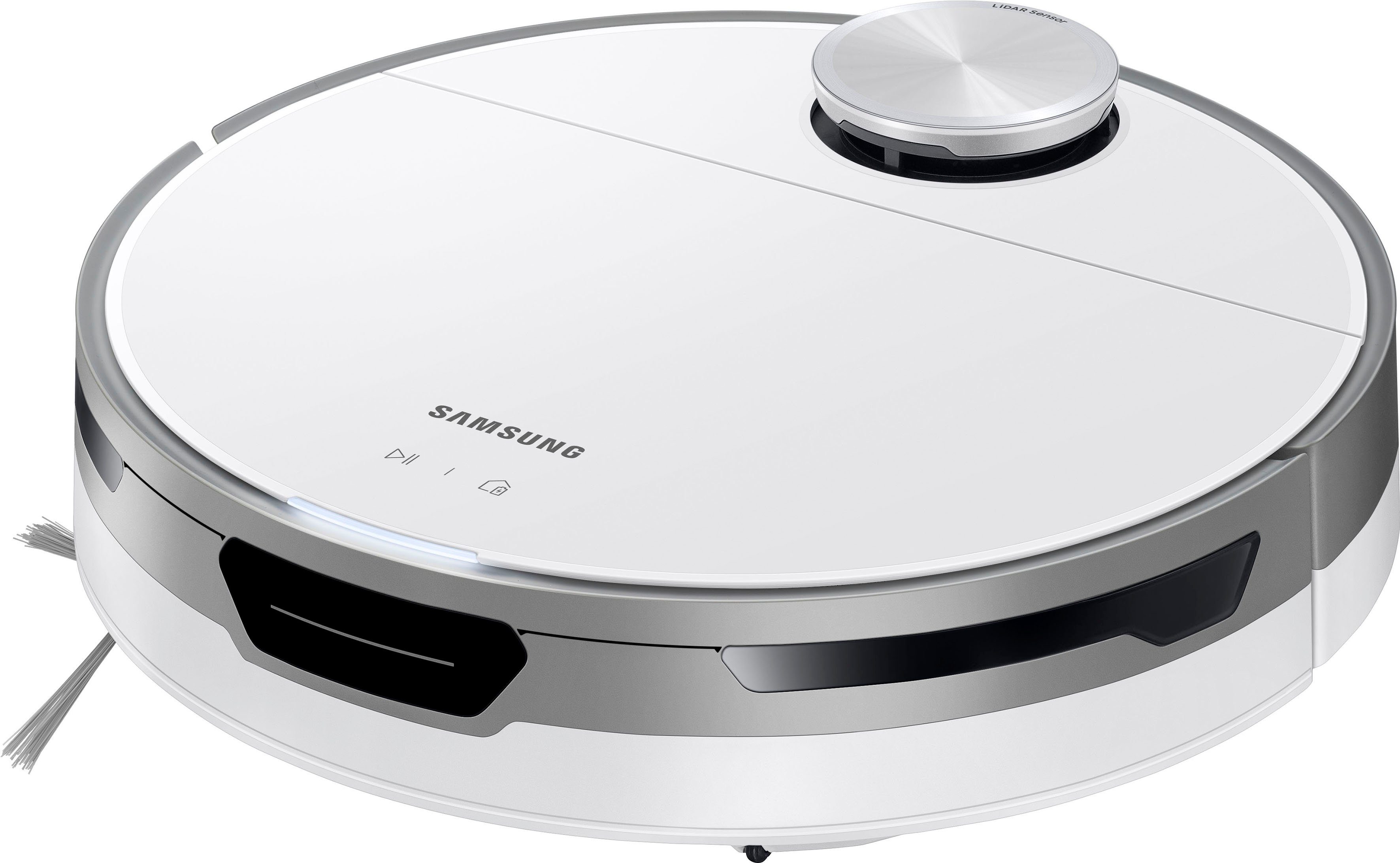 Samsung Saugroboter Jet Bot+ VR30T85513W/WA, 60 W, beutellos, mit Clean Station und LiDAR Sensor