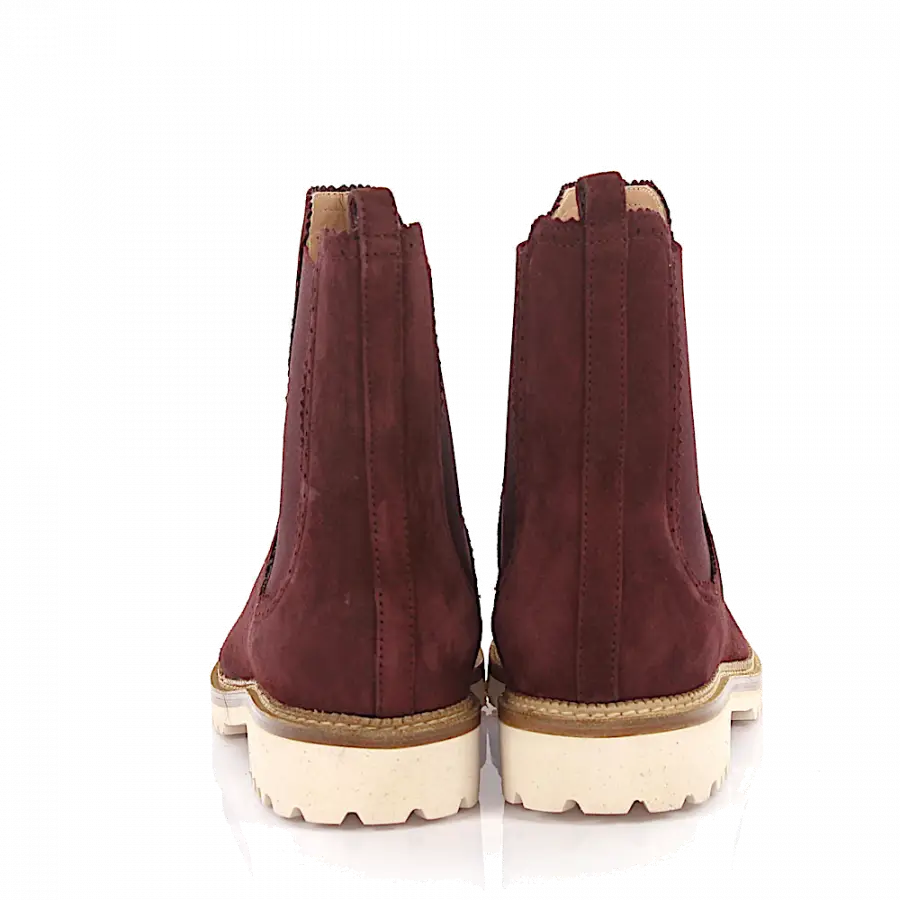 Unützer - Stiefeletten Lochmuster bordeaux - rot