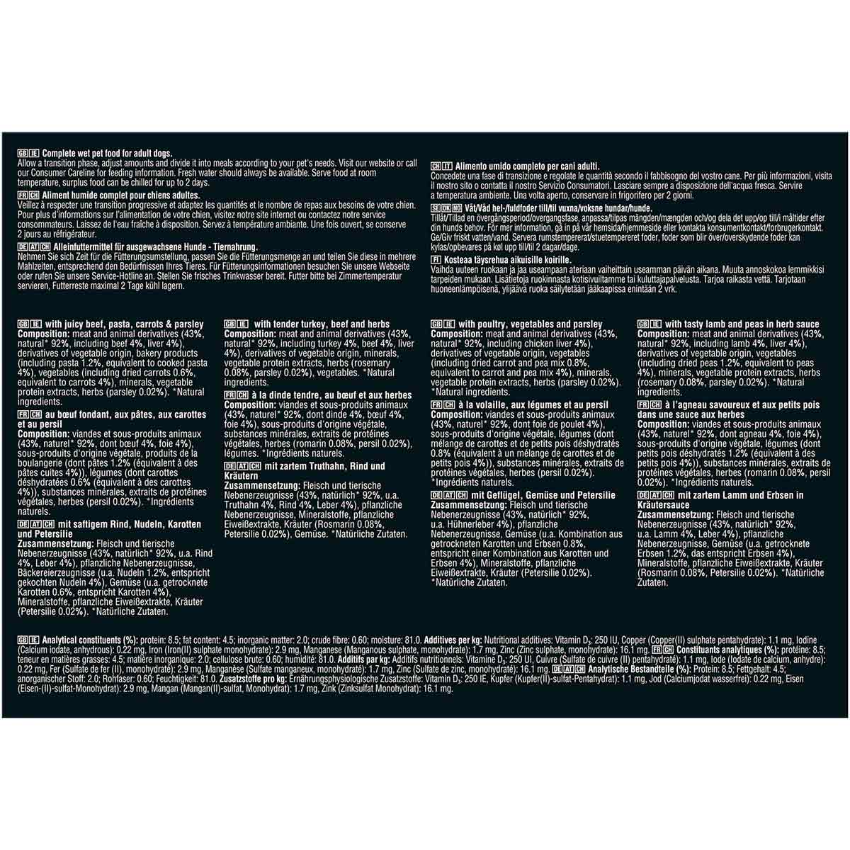 Cesar Landragout 4 Varietäten Schale 24x150g kaufen bei ZooRoyal