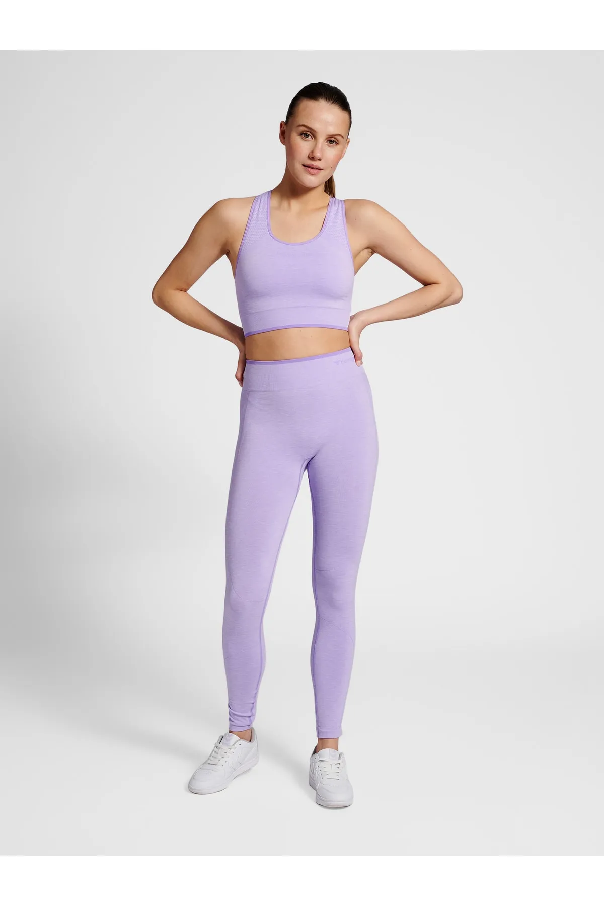 hummel  Sport-Leggings - Lila - Mittlerer Bund