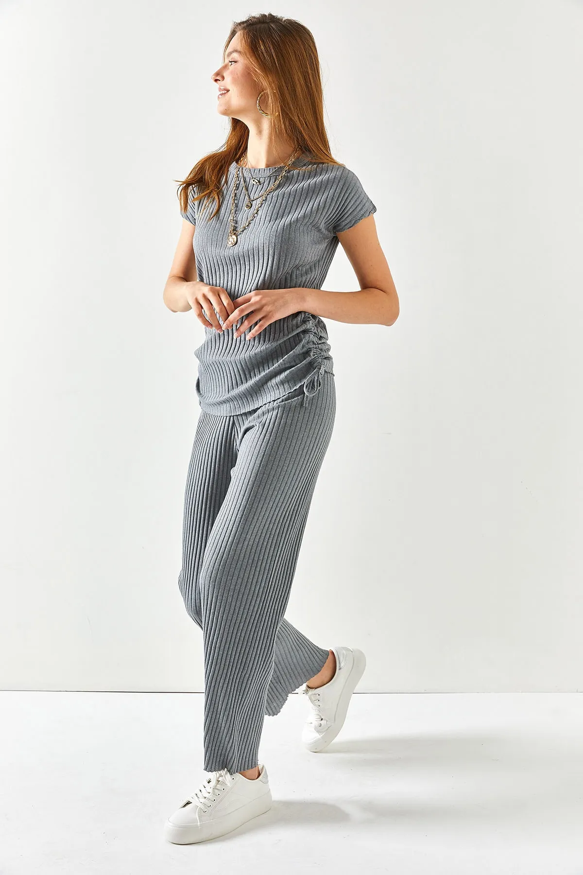 Olalook  Zweiteiler - Grau - Oversized