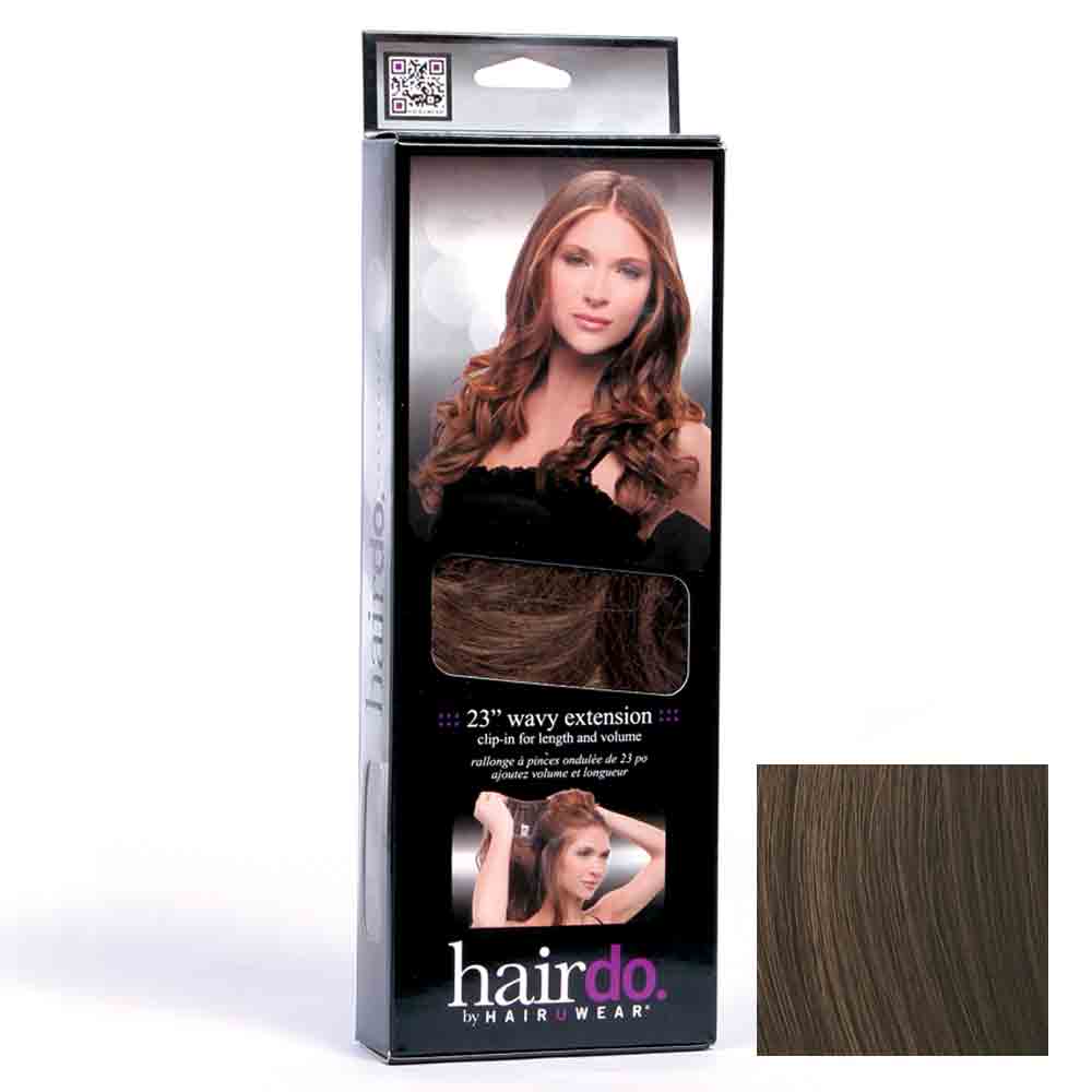 Hairdo Haarteil Clip in Wavy Extension R6 Chocolate 55cm