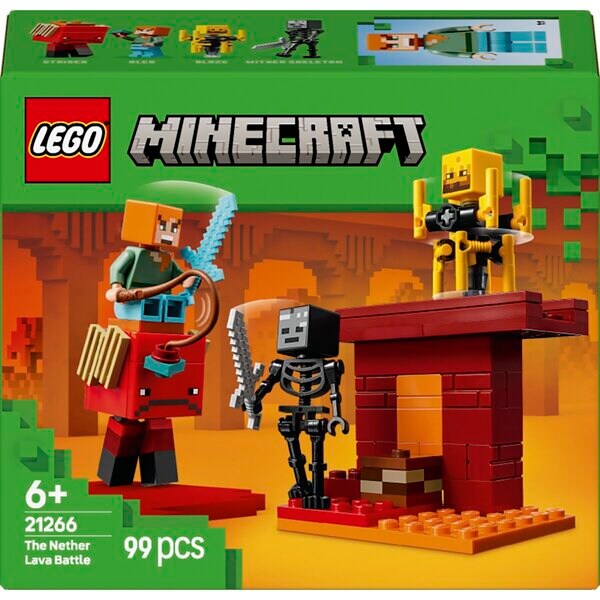 LEGO Minecraft 21266 Lavos mūšis Netheryje