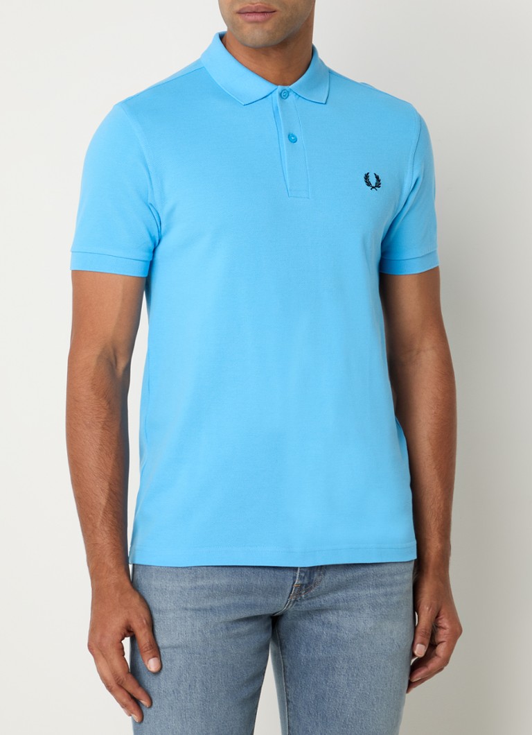 Fred Perry regulāra piegriezuma polo krekls no pikē kokvilnas ar izšuvumu no logotipa