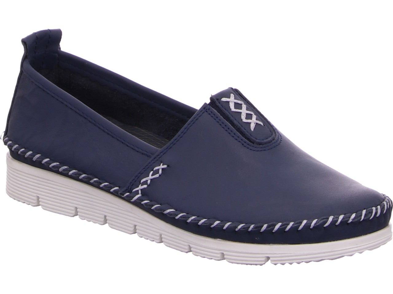 DIVERSE Komfort Slipper blau Slipper marineblau