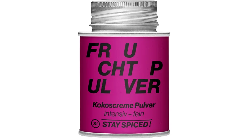 STAY SPICED! Fruchtpulver Kokoscreme 60 g